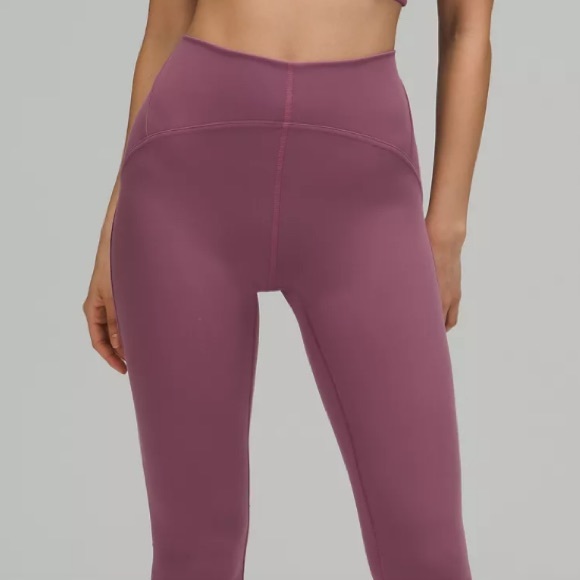 LULULEMON INSTILL HR TIGHT 25” LUXE SOFT FOUR-WAY STRETCH IN GRAY LAVENDER SZ 6 - Picture 6 of 16
